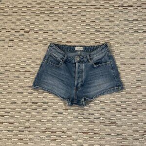 Pacsun high rise denim short shorts